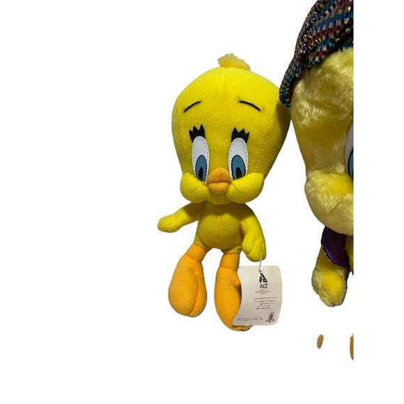 Looney Tunes Lot of 3 Tweety Bird Plush Stuffed Animal Toys Fortune Teller Vtg - Picture 6 of 16